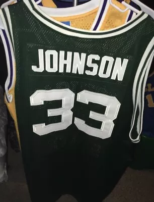 Michigan State Spartans Ervin Magic Johnson Basketball Jersey Adidas Stitched • $291.18