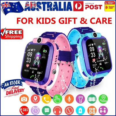 $19.99 • Buy 2022 Kids Tracker Smart Watch Phone GSM SIM Alarm Camera SOS Call For Boys Girls