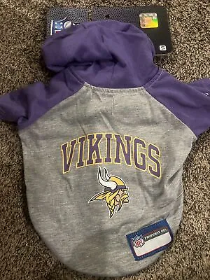 Minnesota Vikings Pet Hoodie T-Shirt Medium Brand New • $13.99