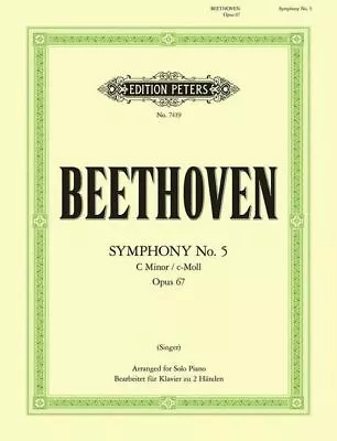 £14.60 • Buy Symphony No.5 In C Min Op.67 (solo Piano Piano Music  Beethoven, Ludwig Van