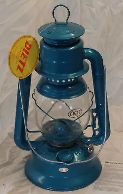 New Blue 11 1/2  Tall Dietz No. 30 Little Wizard Kerosene Oil Lantern • $25