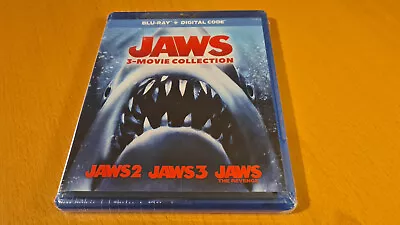 Jaws : 3 Movie Collection - The Revenge  Jaws 2  - Blu-ray - New - Damaged Case • £9.99