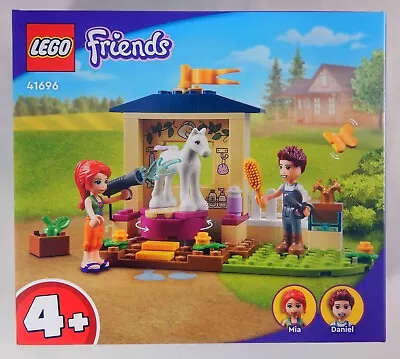 NEW LEGO Friends 41696 Pony-Washing Stable Set Mia Daniel Foal Horse Juniors  • $29.97