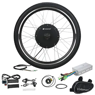 $200.69 • Buy Voilamart 26  Electric Bicycle Conversion Kit Front Wheel Ebike Motor Hub 500W