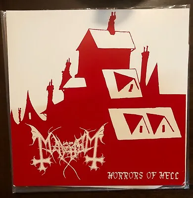 MAYHEM The True Horrors Of Hell LP RARE Bathory Venom Hellhammer Sarcofago Sigh • $150