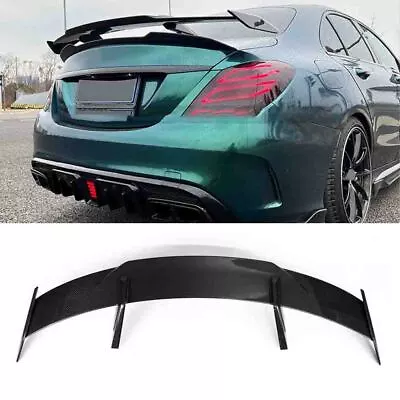 For 15-2021 Mercedes Benz W205 C63 Amg Gt Style Carbon Fiber Trunk Spoiler Wing • $439