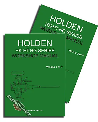 Holden GMH Factory HK HT HG Workshop Manual NEW Repair Service Book Inc Monaro • $234.90