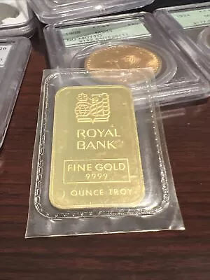 Rare RBC Royal Bank Canada JM Johnson Matthey 1 Oz 999 Gold - Unknown Mintage • $3500