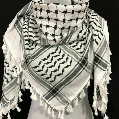 £23.15 • Buy Scarf Shemagh Keffiyeh Scarf Palestine Original Arafat Hatta Brand Cotton 45 