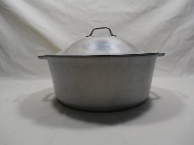 $15 • Buy Super Maid Dutch Oven 4 Qt  Vintage Round Pot Lid Cast Aluminum Clean