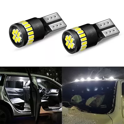 2X AUXITO T10 168 2825 24V LED License Plate Light Bulb 6000K Super Bright White • $8.99