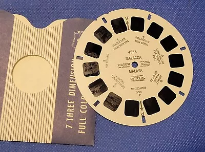 Sawyer's Vintage Single View-master Reel 4554 Malacca Malaya • $56