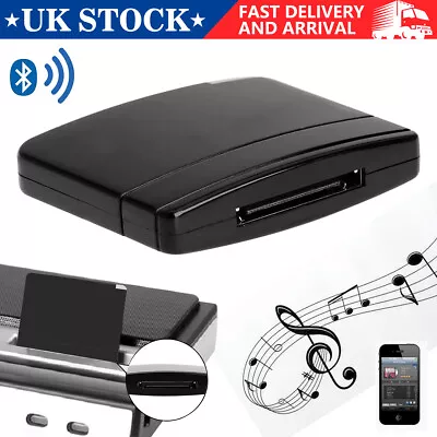 Bluetooth 5.1 Music Audio Adapter Receiver 30 Pin Dock Speaker For IPhone IPod • £6.99