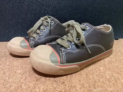 Morgan And Milo Little Boy Brown Sneakers Size 11 Leather Upper • $9.90