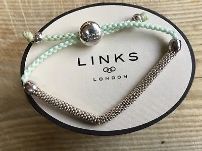 Genuine Links Of London Effervescence Sterling Silver Bracelet • £55