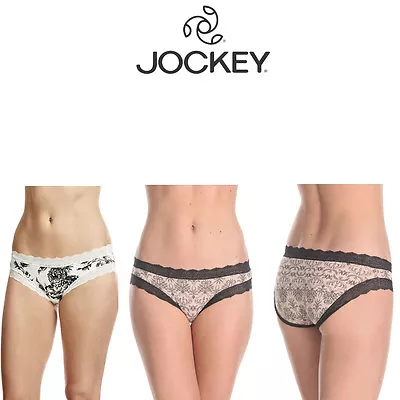 Womens Jockey Parisienne Vintage Bikini Brief Undie Sexy Panties Knickers WWKH • $26.95