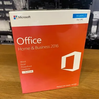 Microsoft Office 2016 Home Business For Windows 11 10 8 7 365 Word Excel Outlook • £139.99