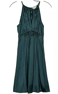 Esley Sleeveless Empire Waist Emerald Green Dress Size S • $22.50