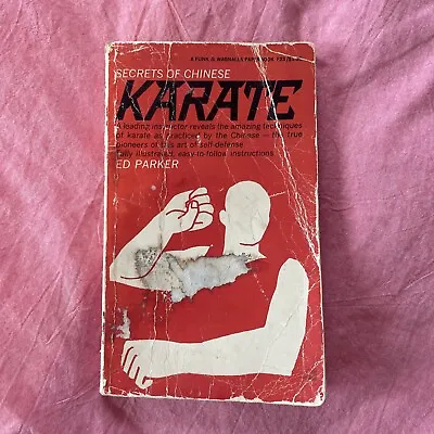 $5 • Buy SECRETS OF CHINESE KARATE By Ed Parker 1968 PB Rare Martial Arts
