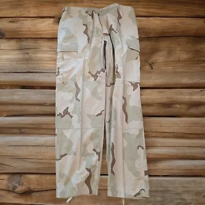 U.S. Army 3-Color Desert Camouflage Pattern Combat Trousers Size Large-Regular • $22.99