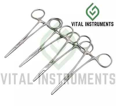 4 Mosquito Hemostat Forceps 5  Straight Matt Finish Delicate Surgical Instrument • $5.99