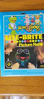 Lite Brite Vintage Sealed Muppet Babies Refill Sheets 1985 Kermit Piggy Animal • $21.60