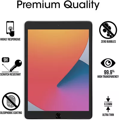 Screen Protector For IPad 10.2 Nuglas Tempered Glass 9th/8th/7th Gen 2021 2020 • $12.95
