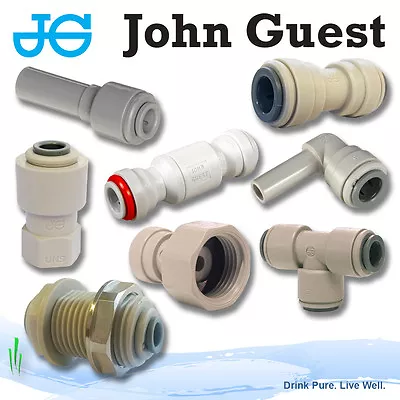 £3.40 • Buy John Guest 3/8  Push Fit Fittings Drinks, Dispense, Ro Units, Brewery