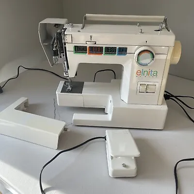 Elna Elnita 250 Sewing Machine With Foot Pedal - Nice! • $75