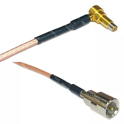RG316 MS-156 MALE ANGLE To FME MALE RF Cable Rapid-SHIP LOT • $9.99