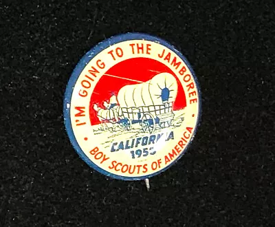 B115 OA BSA Scouts 1953 NATIONAL JAMBOREE  - BUTTON - RARE • $14.99