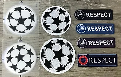 UCL UEFA Champions League Respect + Star Ball Patch Badge Parche Flicken • $7.88