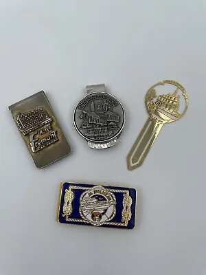 Money Clip Mixed VTG Estate Lot Vegas Virginia DC Mason Gold/Silver Tone • $19.99