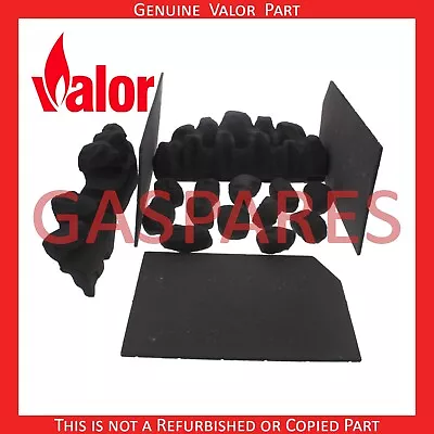 Valor Gas Fire Ceramics Set Coal C1+ Walls Part No 5108037 New GENUINE • £269.75