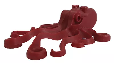 LEGO Octopus Dark Red Squid Animal Water Ocean Water Atlantis Minifigure 6086 • $24.99