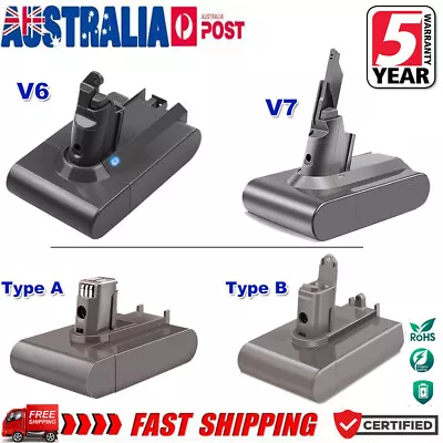 Battery For Dyson V6 V7 V8 DC34 DC35 DC58 DC59 DC61 SV03 Replacement Type A/B • $29.99
