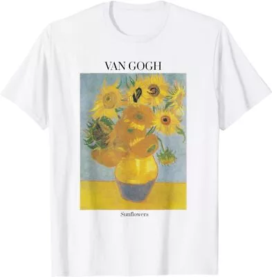 BEST TO BUY Unique Van G0gh Sunflowers Art Gift Vincent Van G0gh T-Shirt • $22.55