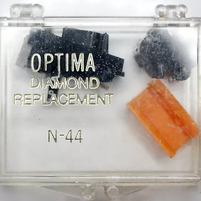 NOS OPTIMA N-44 Cartridge TETRAD GRAY W/ Mount & Diamond Needle Tested • $14.99