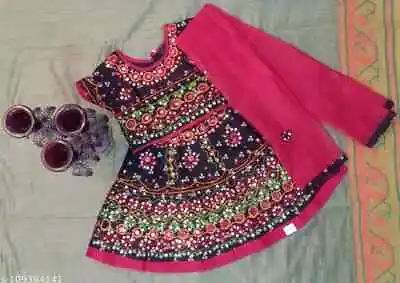 $41.40 • Buy KIDS GIRLS PARTYWEAR LEHANGA CHOLIS Taffeta Silk Cotton For Party Wear 