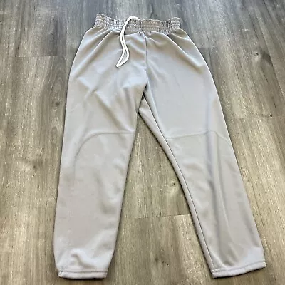 Vintage Majestic Baseball Pants MLB Youth Size Large Gray Style 8540 Elastic • $9.99