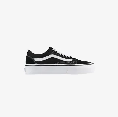 Vans Womens Old School VNOA3B3UY28 Classic Style One Platform Black And White • $45