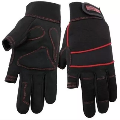 Blackrock Machine Gloves Fingerless Thumb & Forefinger Safety Mechanic Work • £12.99