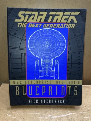 £45 • Buy Star Trek The Next Generation Blueprints USS Enterprise Ncc-1701-d Sternbach