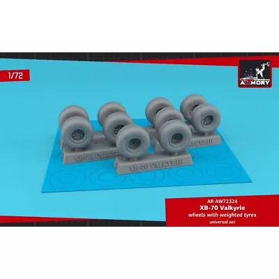 Armory AR AW72324 Scale 1/72 XB70 Valkyrie Wheels W/weighted Tyres RETOOLED SET! • $20.25