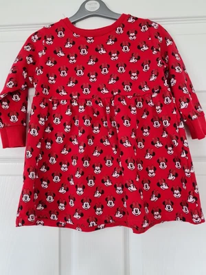 £0.99 • Buy Baby Girls George Minnie Mouse Dress, 12-18 Months
