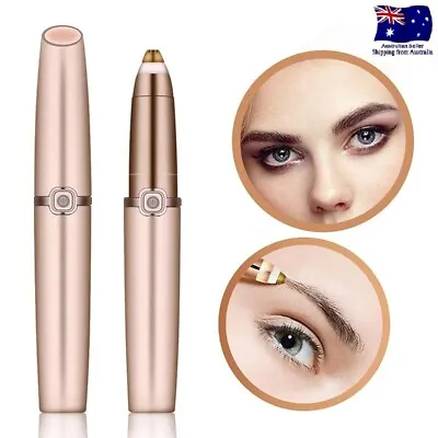 Electric Eyebrow Trimmer Hair Remover LED Light Flawless Painless AU • $30