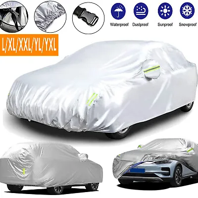 Universal Car Cover Waterproof Outdoor UV Rain Snow Protection Full Coverage • $23.87