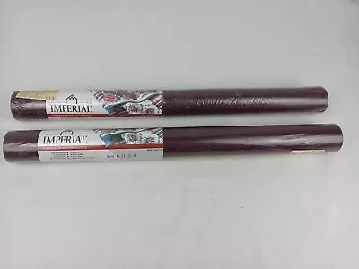 Imperial Wallcovering Lot 2 Double Roll Purple MW 6034 Run 18. 56.37 Sq Ft Per • $19.99