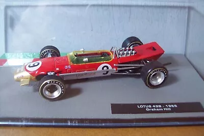 1/43 PANINI F1 No 51 LOTUS 49B 1968 WORLD CHAMPION GRAHAM HILL • £10