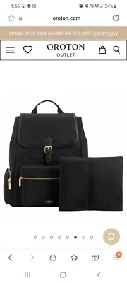 $90 • Buy Oroton Baby Backpack Bag Nappybag